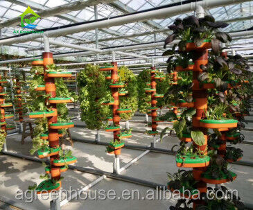 Сточная канава PVC NFT качества еды 3.0-5.0mm толстая Hydroponic для клубник